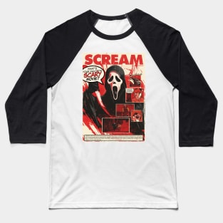 Horror Movie Comic Baseball T-Shirt